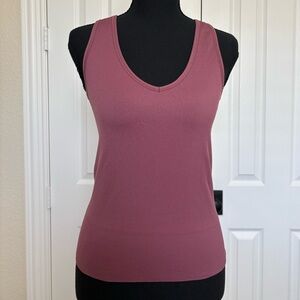 Athleta Mauve Aurora Vneck Tank Top